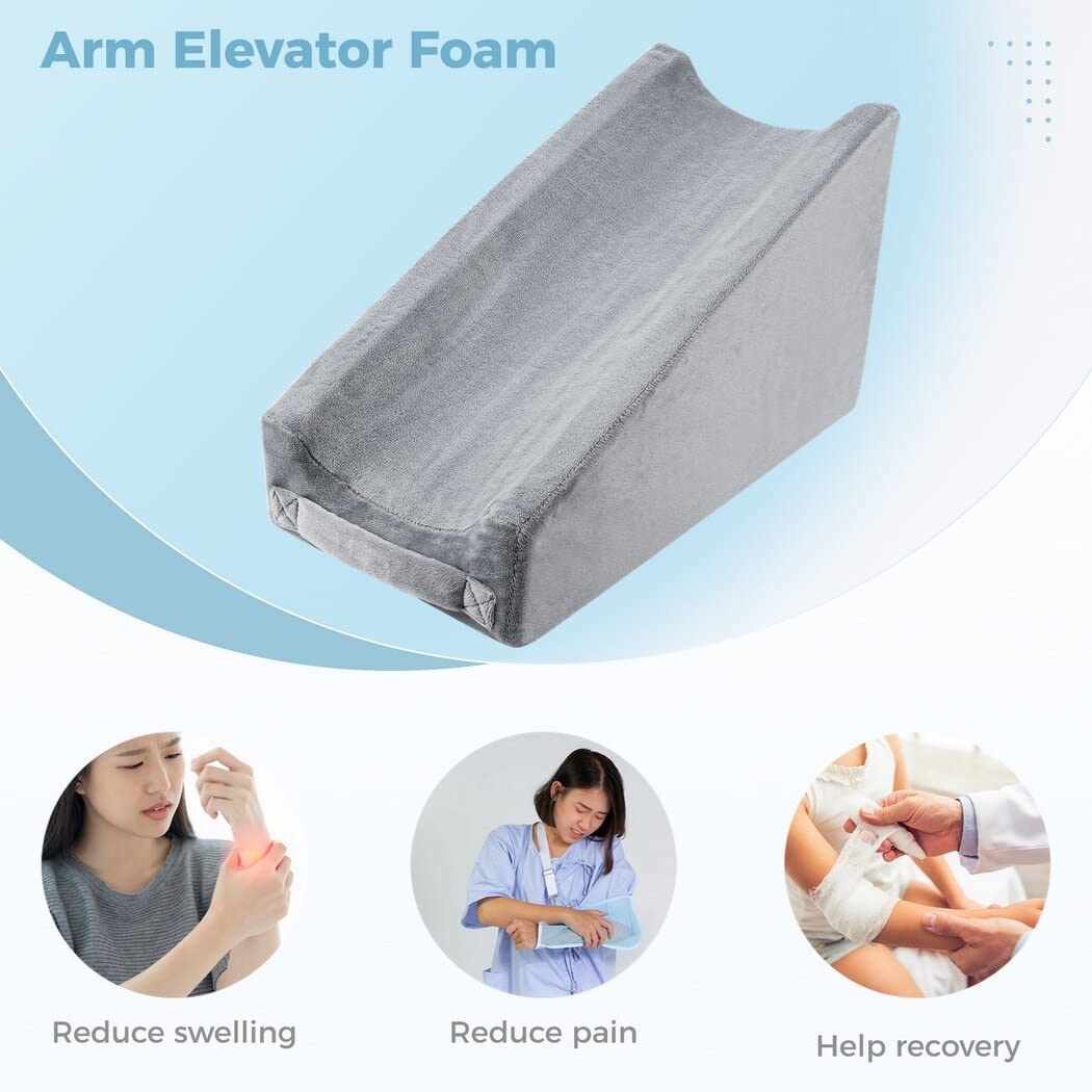 HMILYDYK 2 Stuks Set Stoel Arm Kussen Memory Foam Stoel Armsteun Pads Drukverlichting Elleboog Kussen Arm Rest Kussen