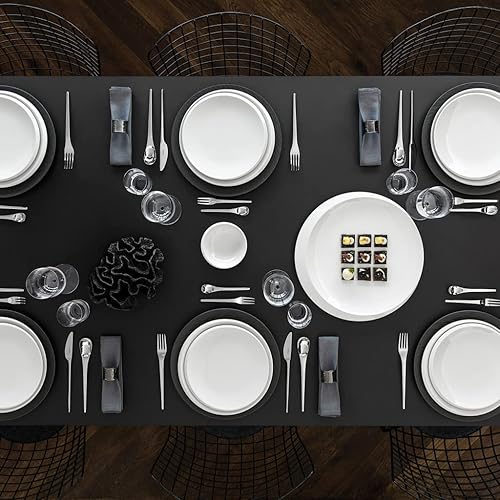 Miniatura 3 de Villeroy &amp; Boch - Plato NewMoon Gourmet, plato moderno para ocasiones especiales, porcelana premium, apto para lavavajillas, 12.6 pulgadas, blanco