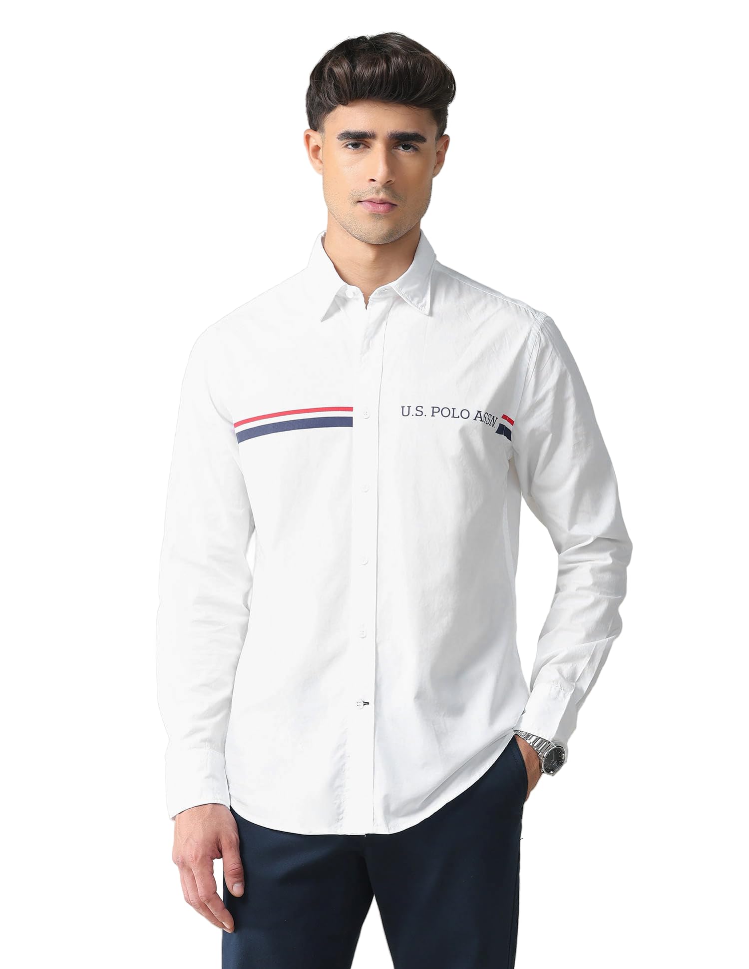 u.s. polo assn. Men's Cotton Regular Fit Shirt-picture-36
