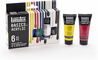 Liquitex Acrylic Basics Set of 6 x 22 ml Colours