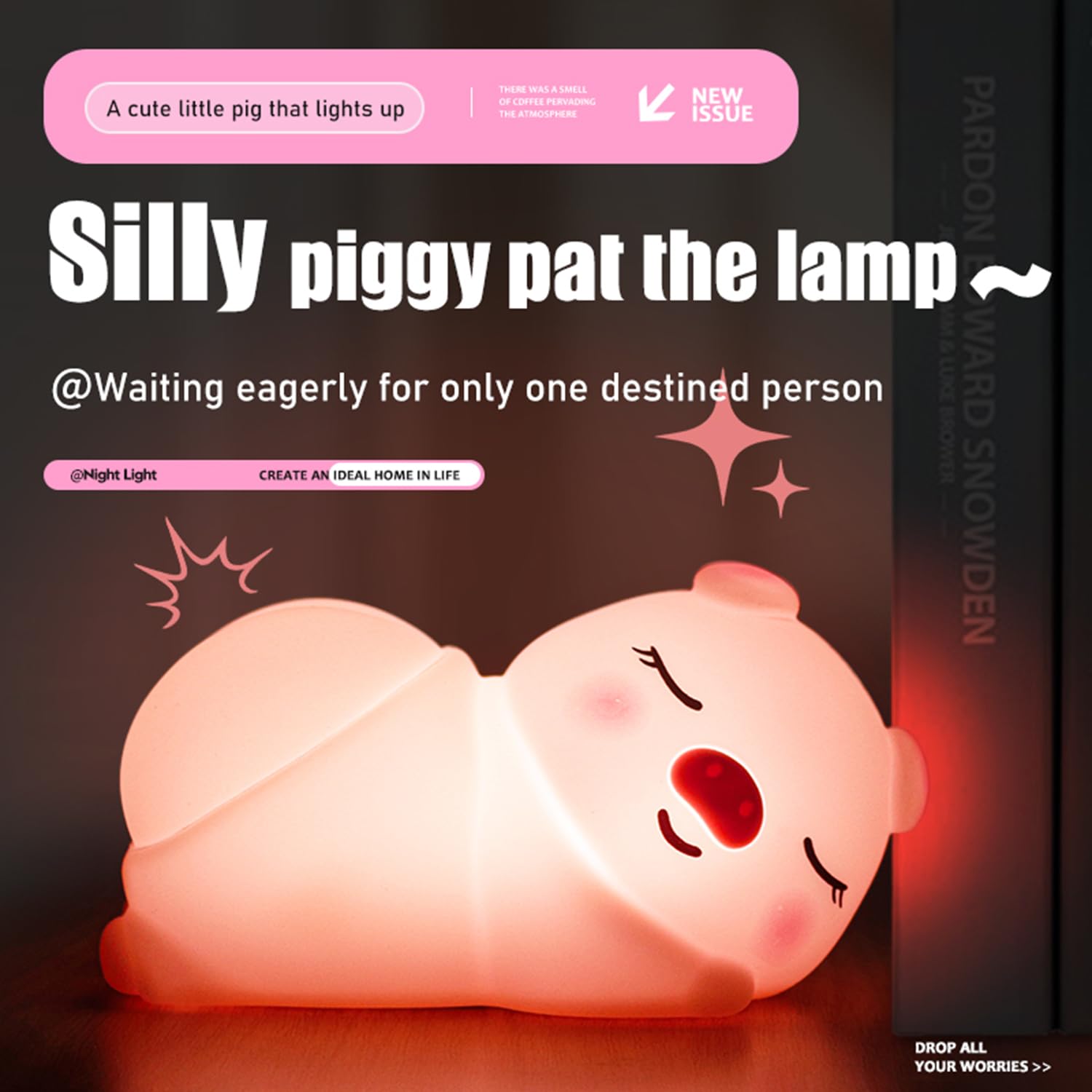 SHYOSUCCE Night Light Kids,Touch Control Silicone Kid Night lamp - Image 2