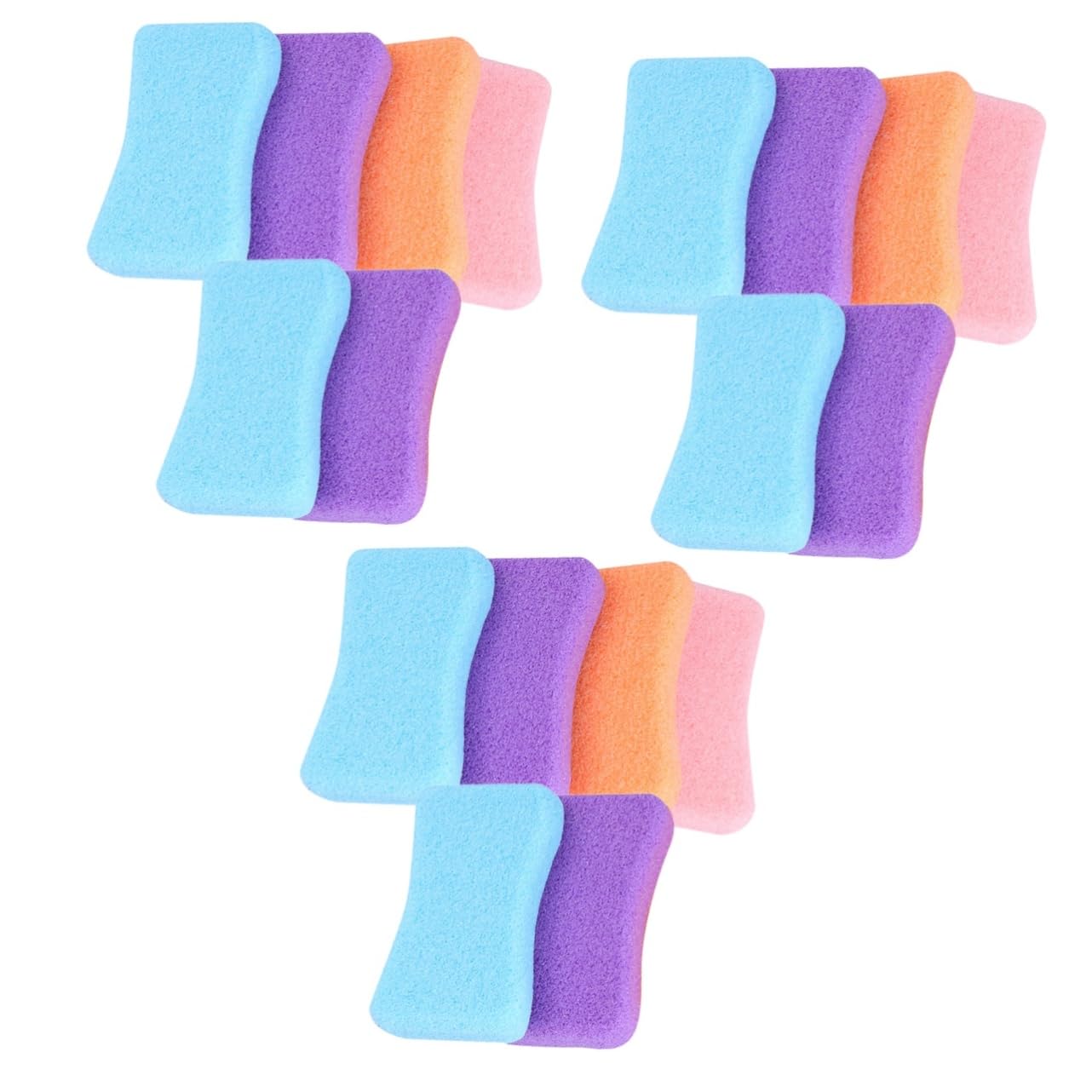FRCOLOR 18piezas Pumice Para Pedicura Eliminador De Piel Muerta y Herramienta De Pulido Para Pies Color Aleatorio