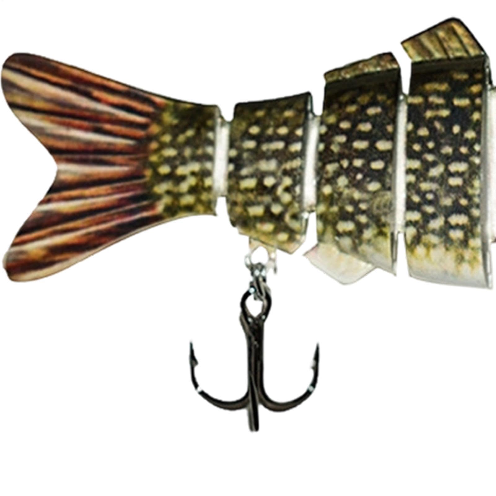 Señuelos de,De 6 Segmentos con Forma de - Señuelos Rígidos para Black Bass,para Amantes de Trucha y Bagre, en, Trolling, Lago, Río y Agua Dulce