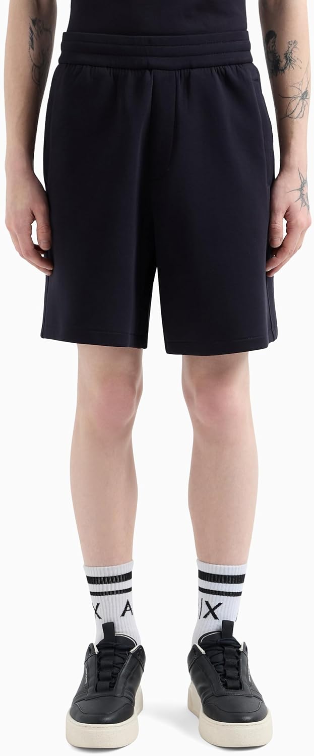 Armani Exchange Mens Limited Edition Blue Edition Fleece Short - Image 2