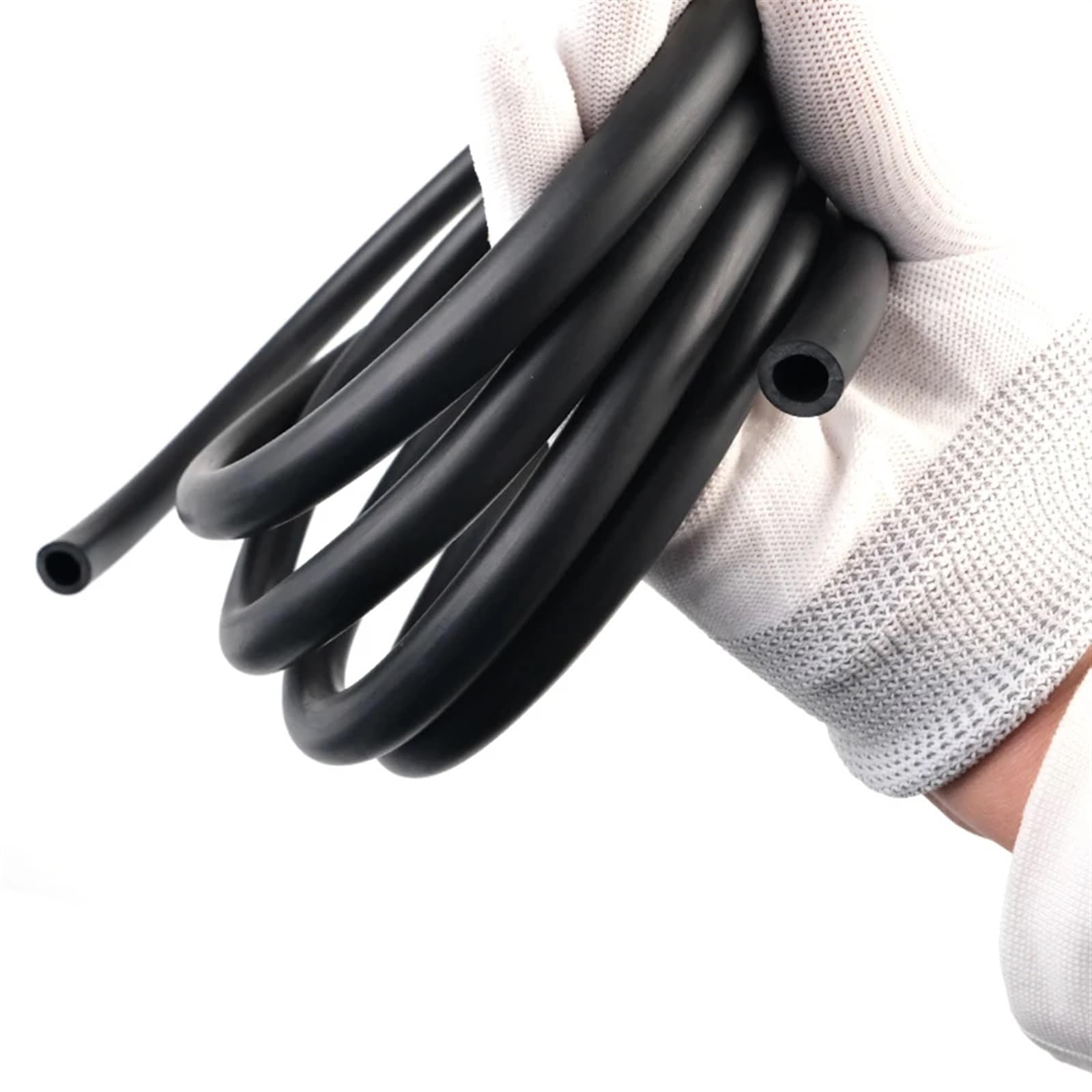 Manguera de caucho flúor de 1 metro ID2mm ~ 32mm, tubo FKM, tubo Viton, tubo FPM, tubo de caucho fluorado resistente al calor a base de ácido (Color : 25x31mm)