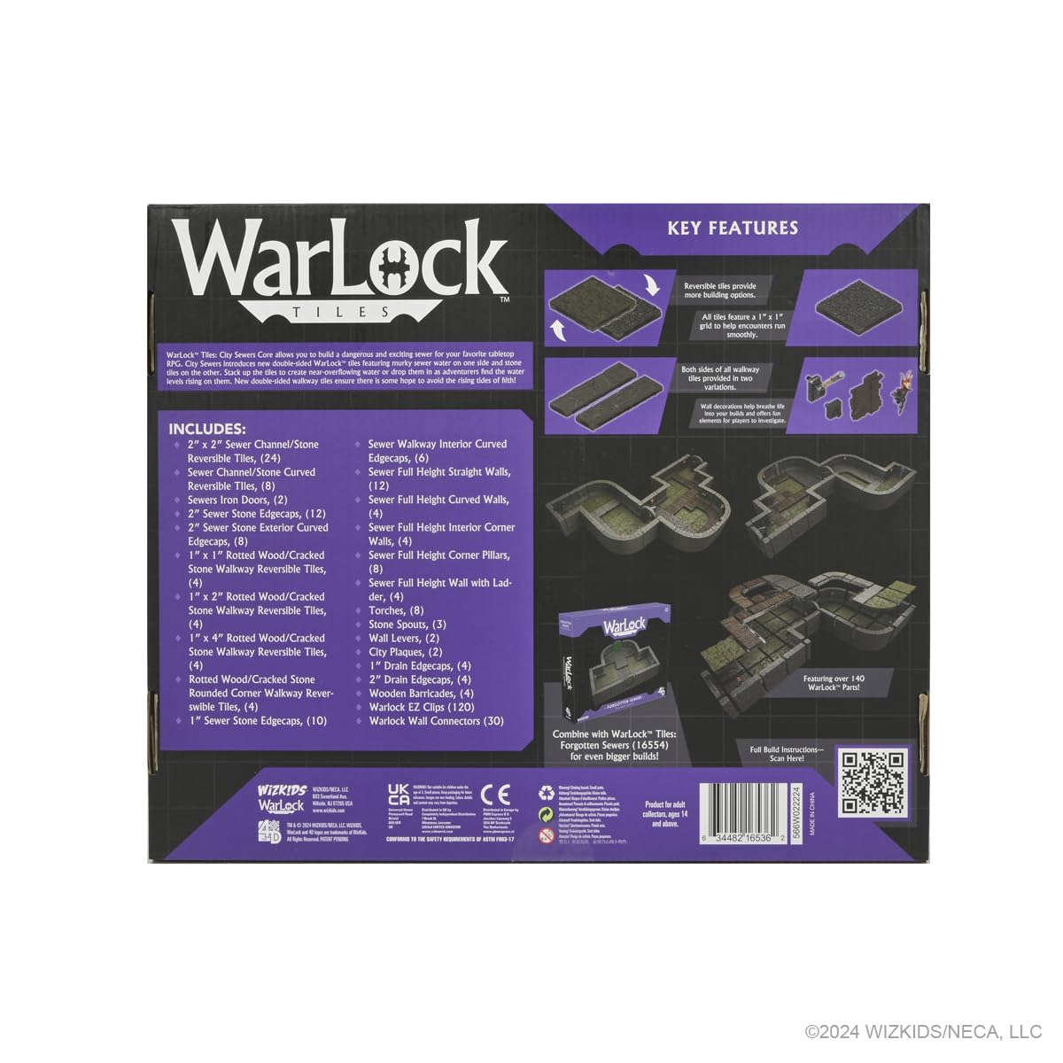 Wizkids Warlock Tiles Core Set: City Sewers