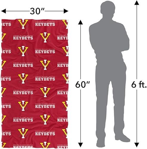 Miniatura 6 de LOGOVISION Virginia Military Institute - Toalla de playatoalla de baño, 30 x 60 pulgadas, patrón de logotipo