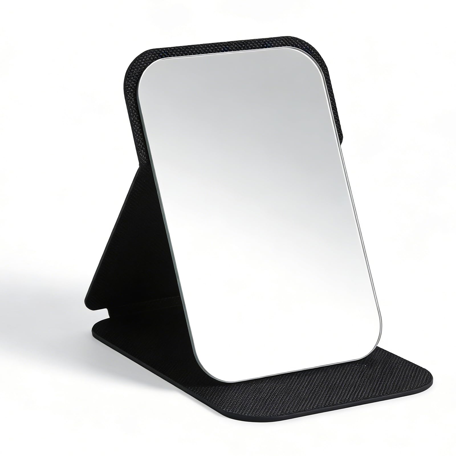 1 Pc Large Foldable Makeup Mirror 16x11cm, Portable Tabletop Travel Mirror