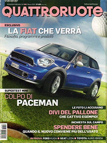  Quattroruote 690 marzo 2013 prove spint Fiat Panda Trekking-BMW M6 cabrio