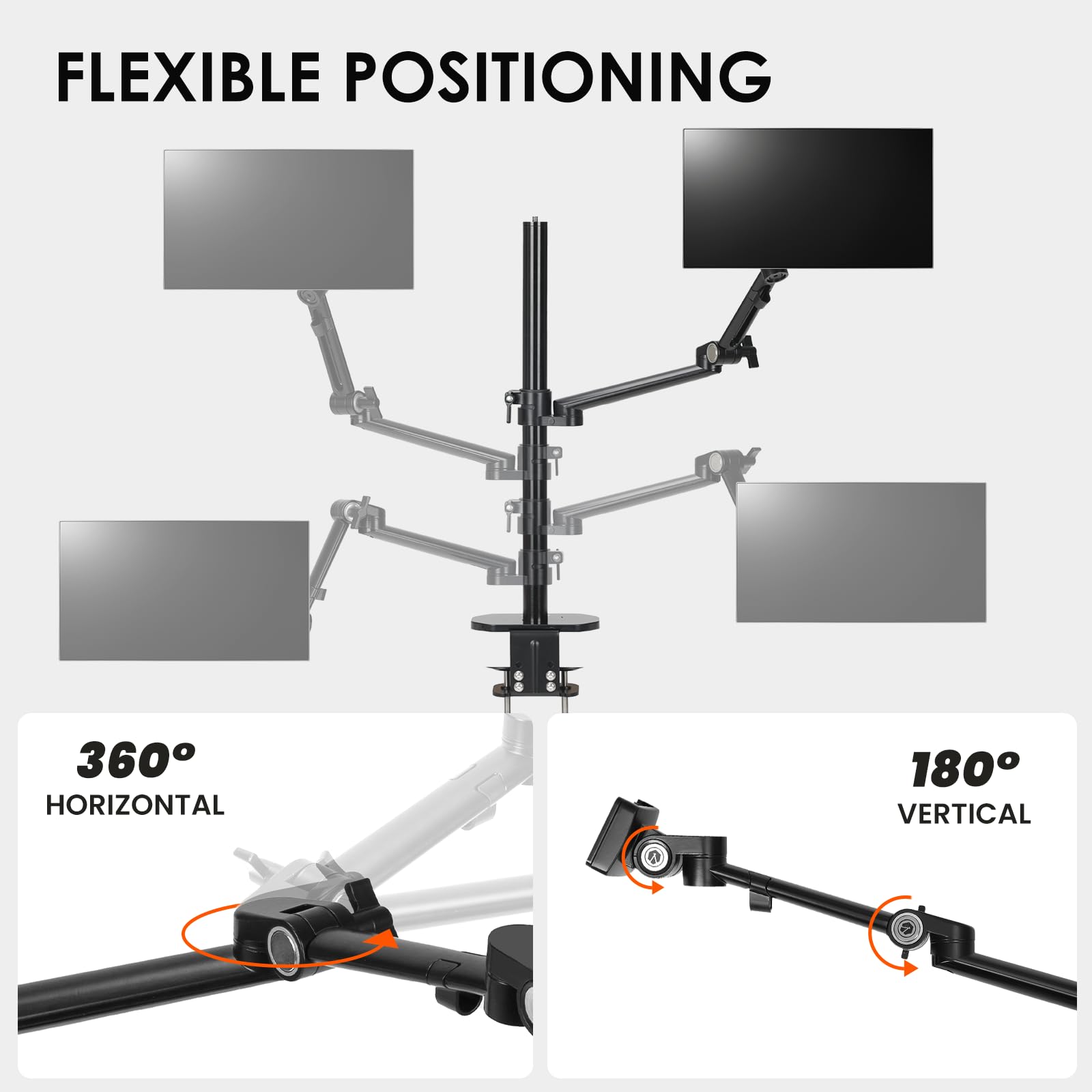 TARION Titanrig Arm Module X : Trépied de Table pour Appareil Photo, trépied de Table, trépied de Serrage, Bras articulé, Support de Table pour appareils Photo Reflex numériques, Lampes annulaires