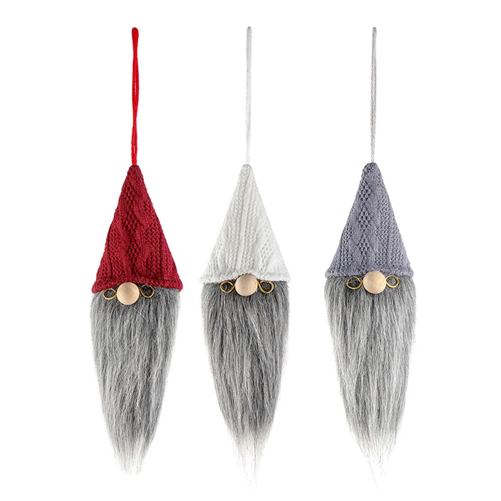 Tsophreniq Christmas Faceless Santa Doll Hanging Ornament Adorable Tree Decoration Christmas Santa Pendant