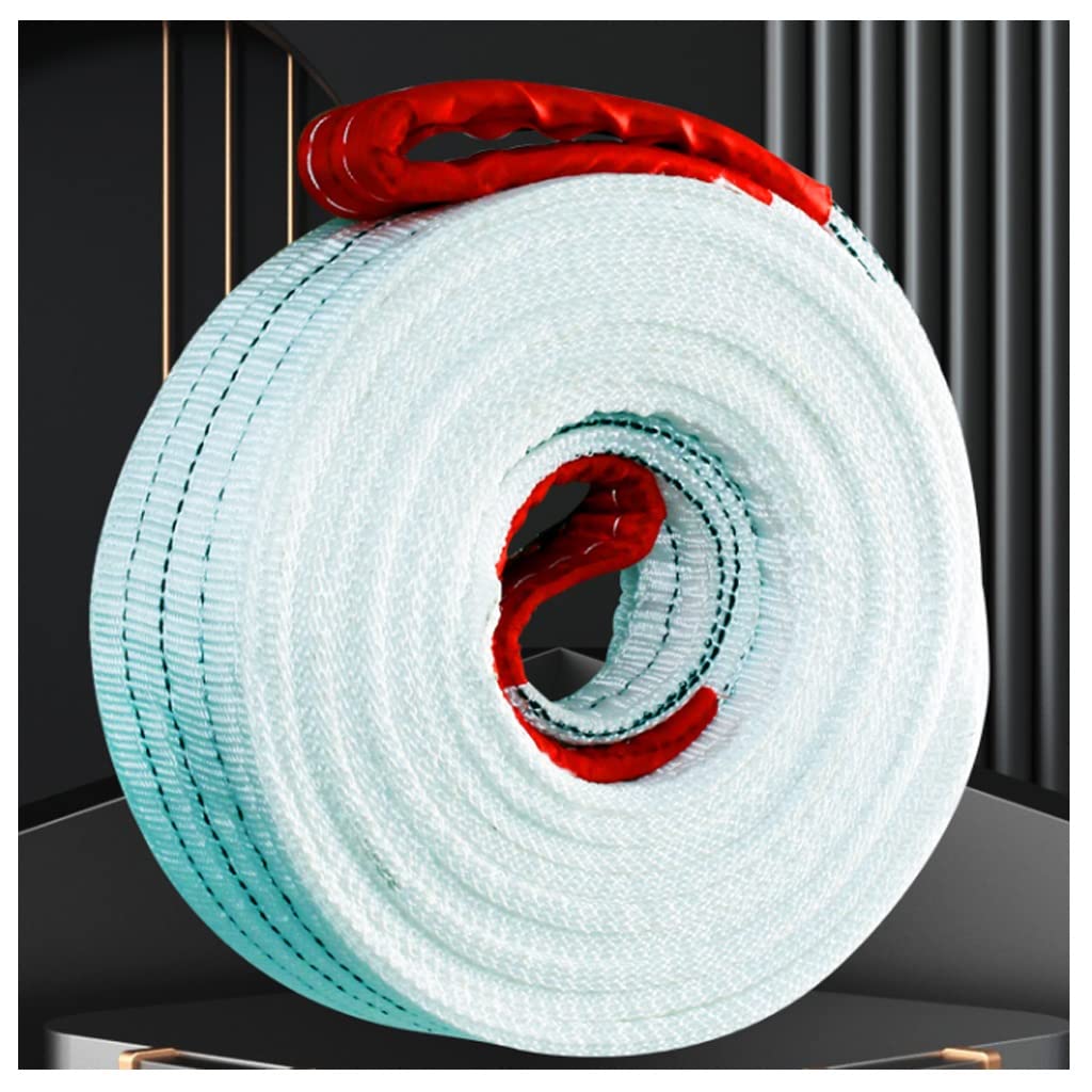 Lift Sling Straps Lift Sling Strap Heavy Duty Flat Eye Lift Sling Lifting Straps Nylon Durable Lifting Strap Recovery Strap Web Sling Load 5T (Color : 5T, Size : 3M)