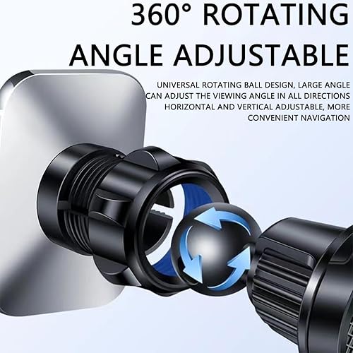 Miniatura 3 de Soporte magnético para teléfono para automóvil, soporte magnético de 360 para tablero de instrumentos ajustable, soporte universal para teléfono con