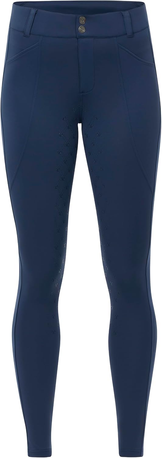 Kerrits Free Motion Coolcore Full Seat Riding Breech – Compression Full Seat Grip Breech, Modern & Stylish Back Pockets
