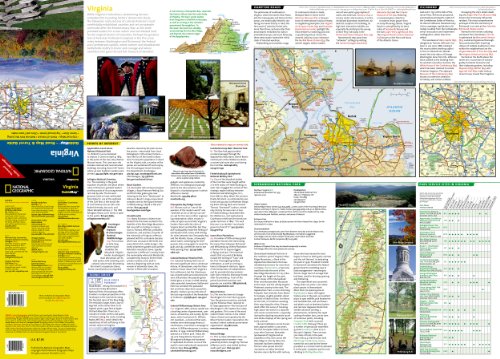 Virginia Map (National Geographic Guide Map) #TOP2