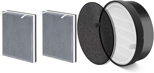 LEVOIT Filtros de repuesto para purificador de aire Vital100 (paquete de 2) y filtro de repuesto para purificador de aire LV-H132