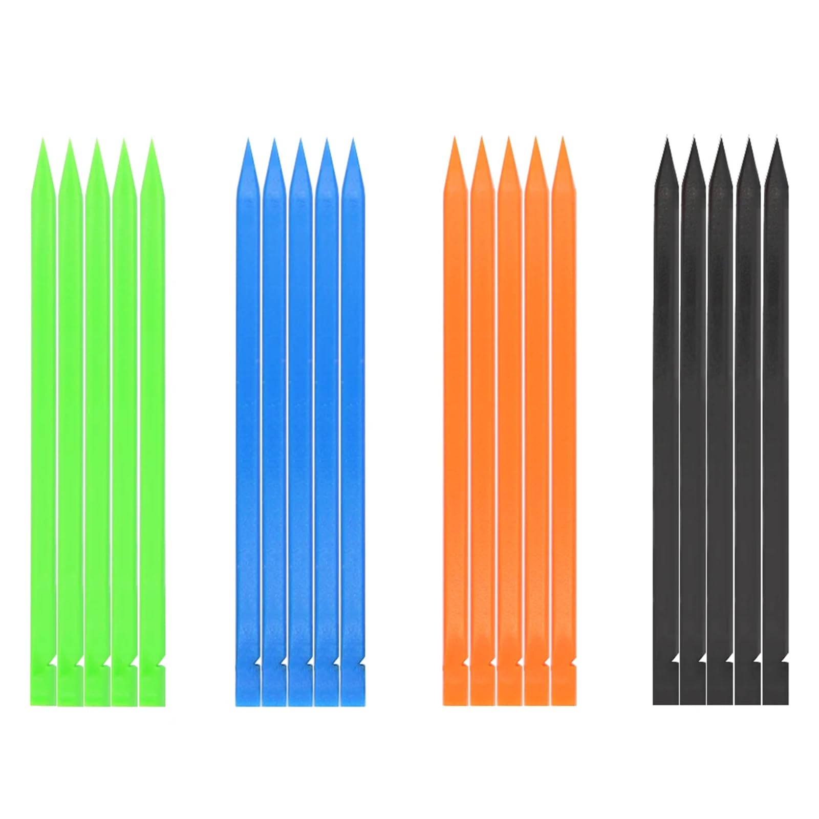 DIYPHONE 4 Colors 20pcs/lot Non-Abrasive Nylon Plastic Spudger Security Pry Bar Nylon Plastic Crowbar for iPhone Tablet Laptop LCD Screen Opening