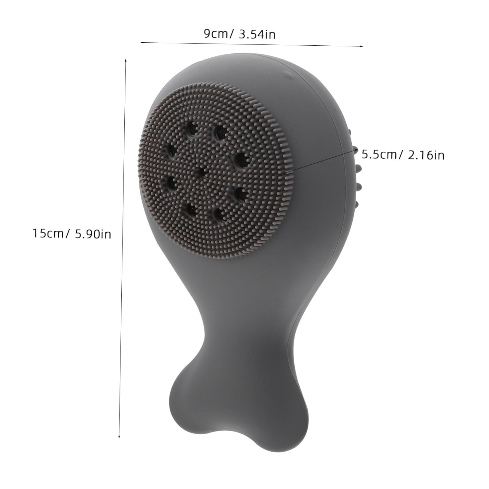 Healeved 3pezzi Spazzola Da Bagno Esfoliante Silicone Perfetta Per Pulizia Profonda Di Schiena e Collo Morbida e Flessibile Facile Da Pulire Per Uso Quotidiano