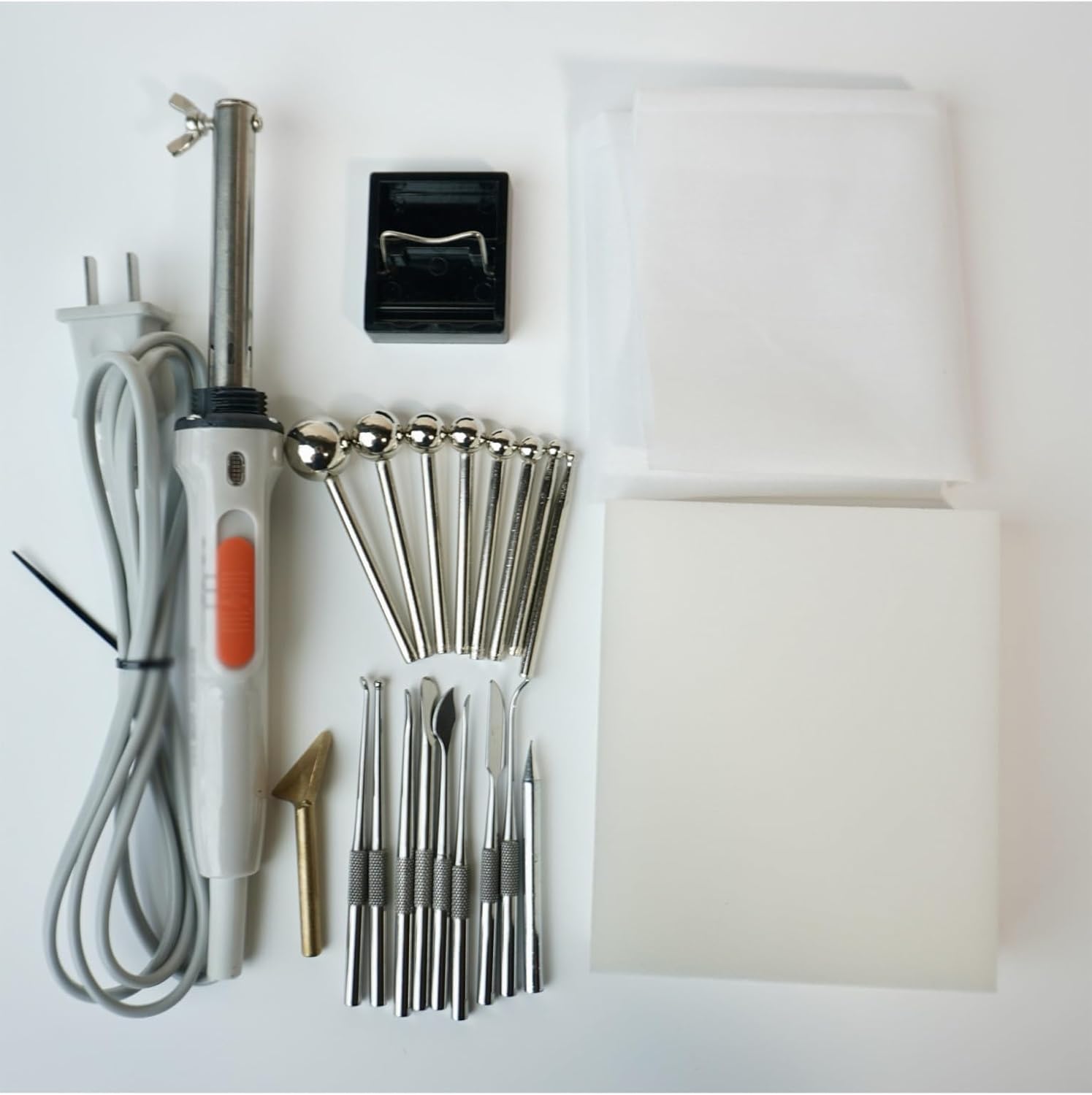 Flower Petal Modeling Tools Set, Electric Fabric Flower Maker, Cloth Flower Iron Kit, for Commercial and Home