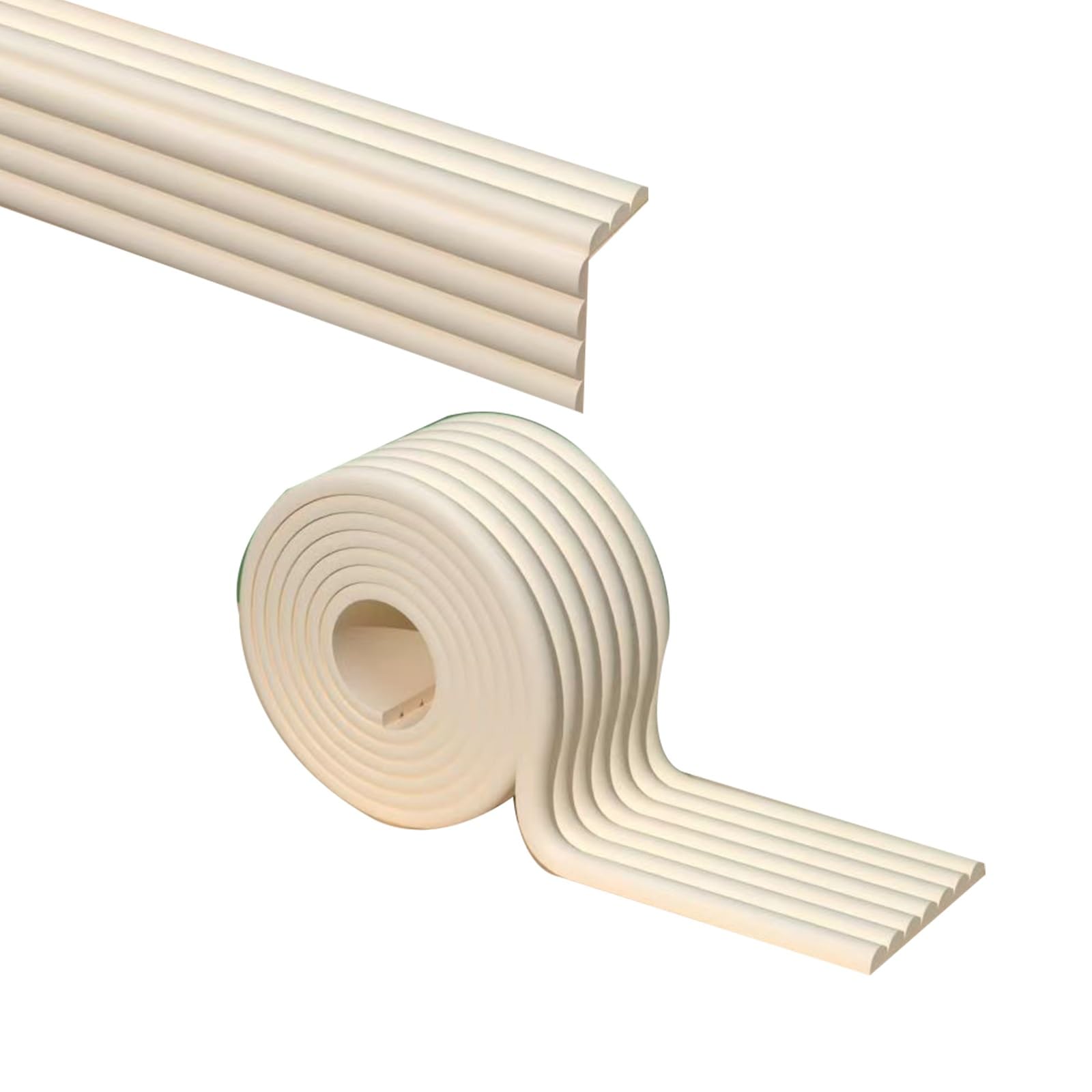 Edge Protector for Tables, Furniture Corner Guard Edge, Foam Bumpers - Soft Rubber Multiple Sizes Multicolor(Wit,1W x 2000L cm)