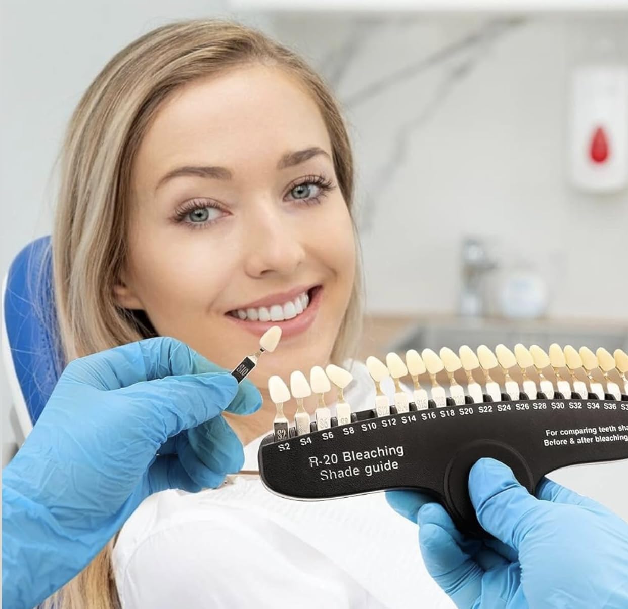GUIDE DE TEINTE DENTAIRE - TEINTIER PROFESSIONNEL - BLANCHIMENT DENTAIRE