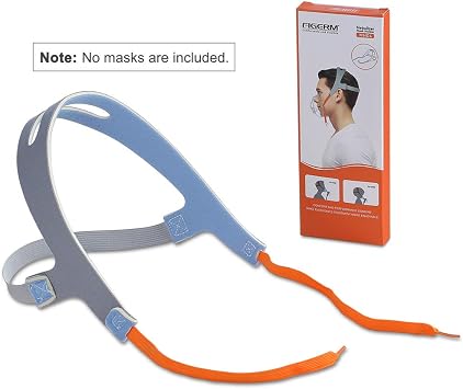 No-Slip Secure Mask Strap, Mask Holder for Cool Mist Inhaler Compressor System, Comfortable Adjustable Head Straps for Children and Adults