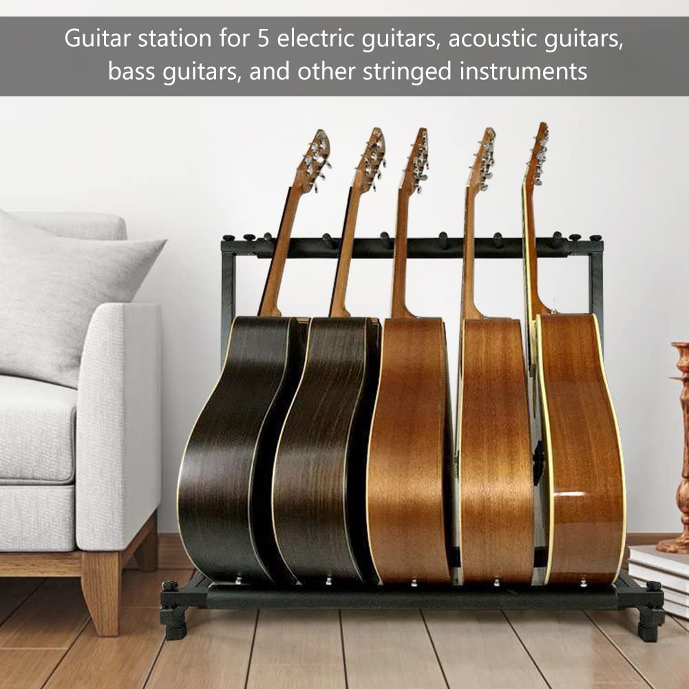 Buy Feibrand Guitar Rack for Multiple Guitars Multi Way Acoustic Floor