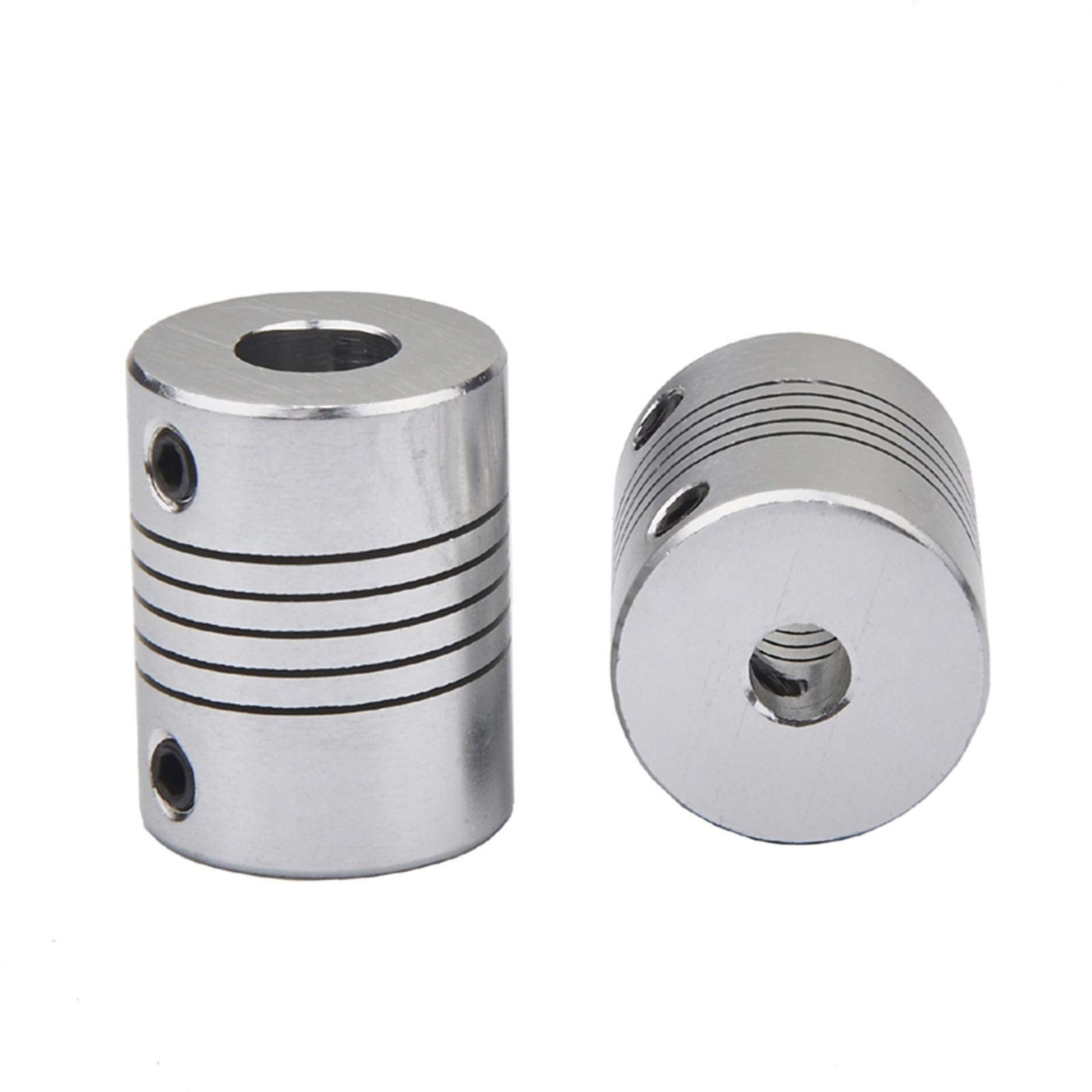 Giunti flessibili 4 pezzi, dimensioni 3/4/5/6/7/8/10 mm, diametro esterno 19 mm, lunghezza 25 mm, utilizzati principalmente for il collegamento di motori, motori passo-passo e così via ( Size : 5X6 )