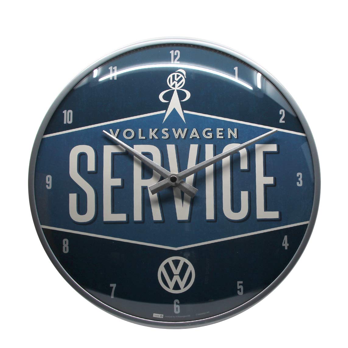 Nostalgic-Art 51079 Volkswagen - VW Service, Wall Clock 31cm: Wall  