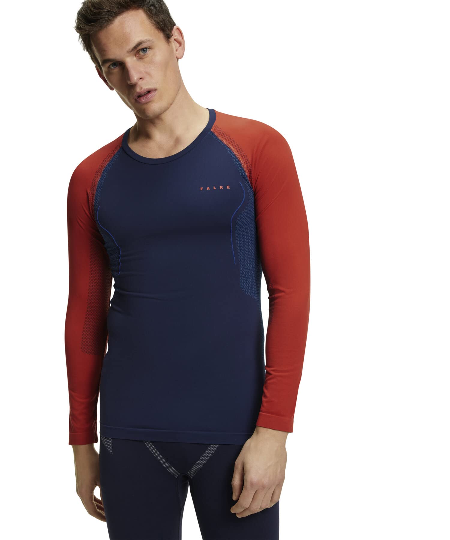 Falke Warstwa podstawowa (góra) Mężczyźni Warm Trend Round Neck M L/S SH Termoaktywny, Oddychający i Szybkoschnący szybkoschnące chłodzące 1 Sztuka (1 w zestawie)
