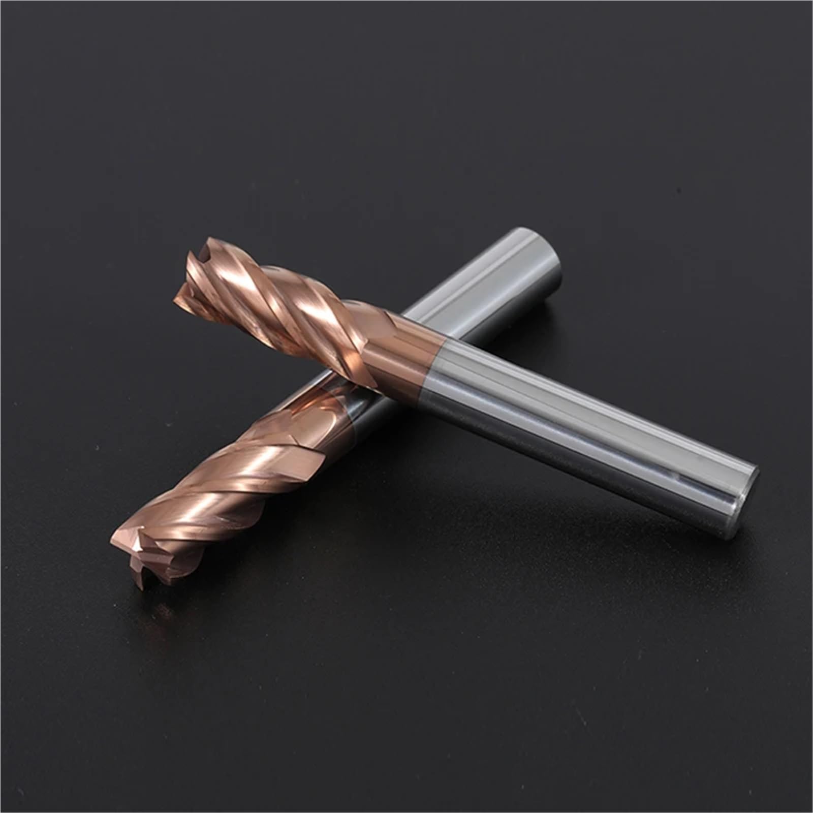 Fresa de carburo de 1 a 20 mm, fresa de 4 ranuras, herramienta de corte de acero de tungsteno con revestimiento de aleación, fresas de mecanizado CNC(5PCS,2 4 5 6 8 10 12 aset)