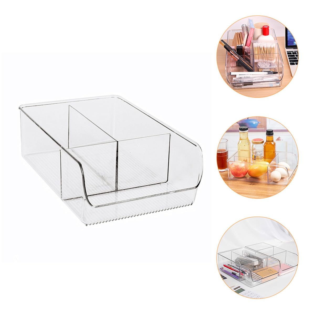 Cabilock 3 PCS Organisateur de Maquillage en Acrylique Rangement de Maquillage en Acrylique Organisateur de Maquillage pour Lèvres Organisateur Cosmétique Bijoux Rangement Cosmétique