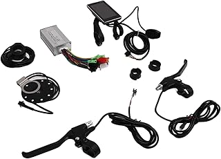 SUNGOOYUE Bike Modified Controller Kit, 17A 24V 36V 48V 3 Mode Motor Controller GD06 Panel Electric Bike Controller Set for 350W Motors