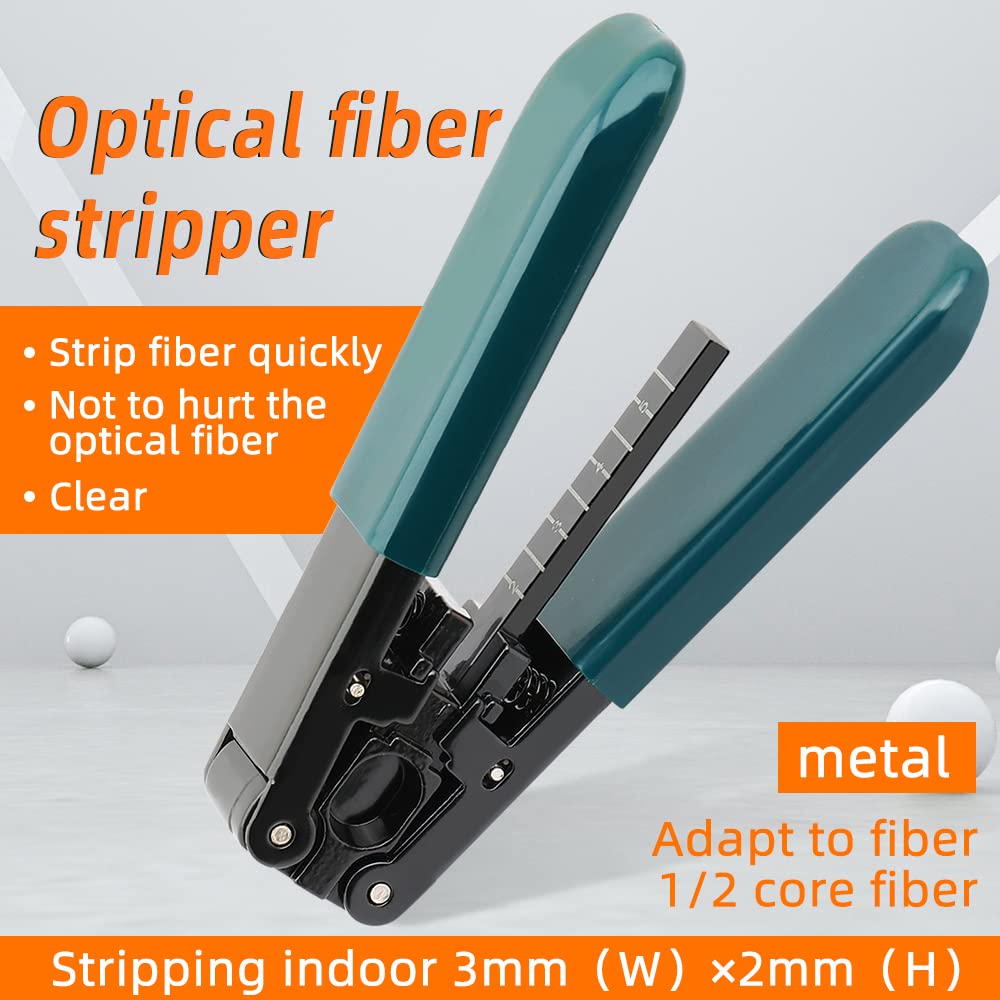 Optical Fibre Cleaver SKL-6C Cable Cutting Cutter Leather wire stripper FTTH Kit Tools, Optical Fiber Combination 2 - Image 2