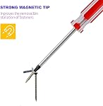 4PCS Mini Jeu de tournevis de précision, Torx magnétique T15 T20 T25 T27 Kit de jeu de tournevis Star pour la réparation de l'ordinateur montre de téléphone en verre