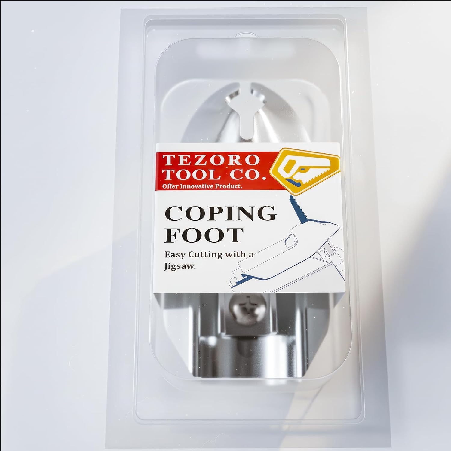Coping Foot for Jigsaws, High Efficiency Woodworking Tool Compatible with Most Jigsaws