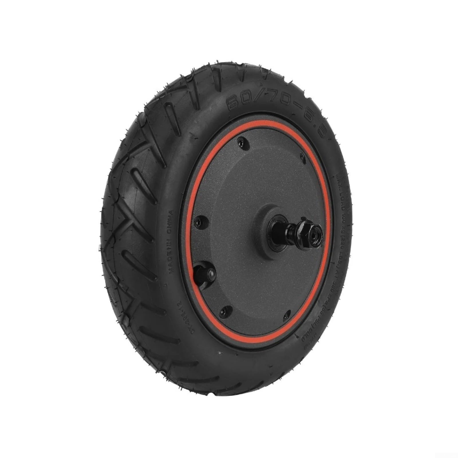 48V 400W Motorrad für Xiaomi 5Max Elektroroller mit 60/70-65 schlauchlosen Vakuumreifen, Aluminiumlegierung und Gummikonstruktion für Pendler und Freizeitfahrten