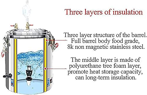 Miniatura 5 de WIKINK Destilador de alcohol, destilador eléctrico de 30 litros para el hogar, Moonshine Still, caldera de acero inoxidable, licores de agua pura,