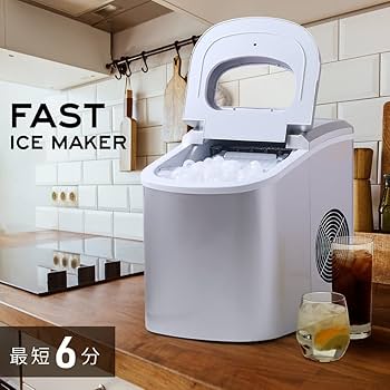 ⭐️製氷機⭐️家庭用 高速 自動製氷機 最短6分 1.2L水タンク氷サイズ調整可能✨ Amazon.co.jp: 製氷機 小型製氷機 高速製氷機 最短6分 自動製氷