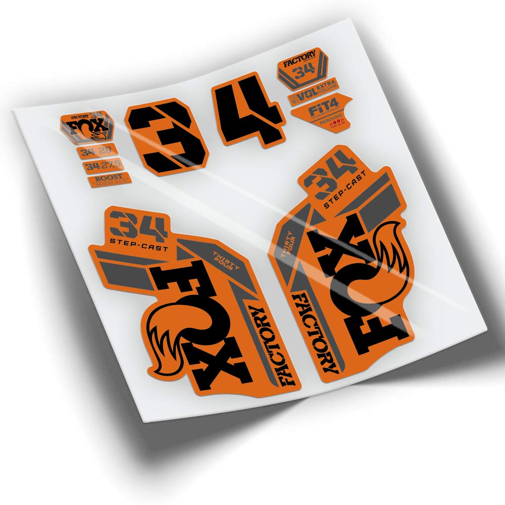 Fox 34 Factory Step Cast Fork Stickers 2021 Wp321 Desertcart