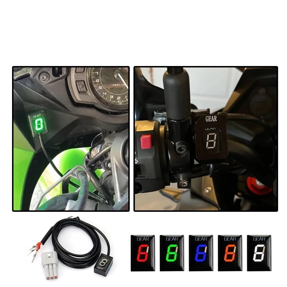 Indicateur De Rapport Engagé Moto Indicateur de vitesse 1-6, affichage de la vitesse pour SU&ZUKI GSXR1000 GSX-R1000 2001 2002 2003 2004-2016 GSXR 1000, accessoires de moto