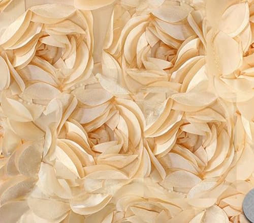 Miniatura 9 de Telas de satén rosa Boardeux de 55 pulgadas de ancho vendidas por The Yard (dorado)