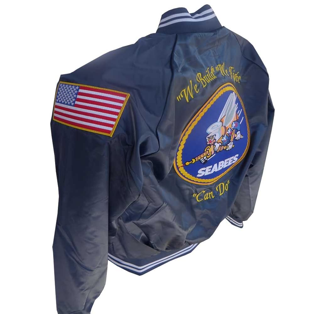 U.S. Navy BVC SEABEES スタジャン U.S. Navy BVC SEABEES スタジャン