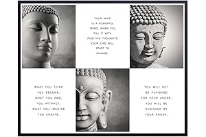 Inspirational Buddhism Buddha Quotes - Zen Wall Art Home Decor