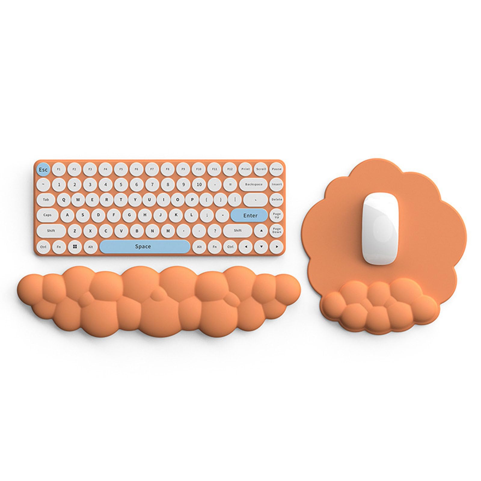 Poggiapolsi Combo Mouse Supporto per il polso Pad Ergonomico Dolore Simpatico Accessorio da scrivania Antiscivolo Poggiapolsi Set Poggiapolsi Combo Mouse Supporto per il polso Ergonomico