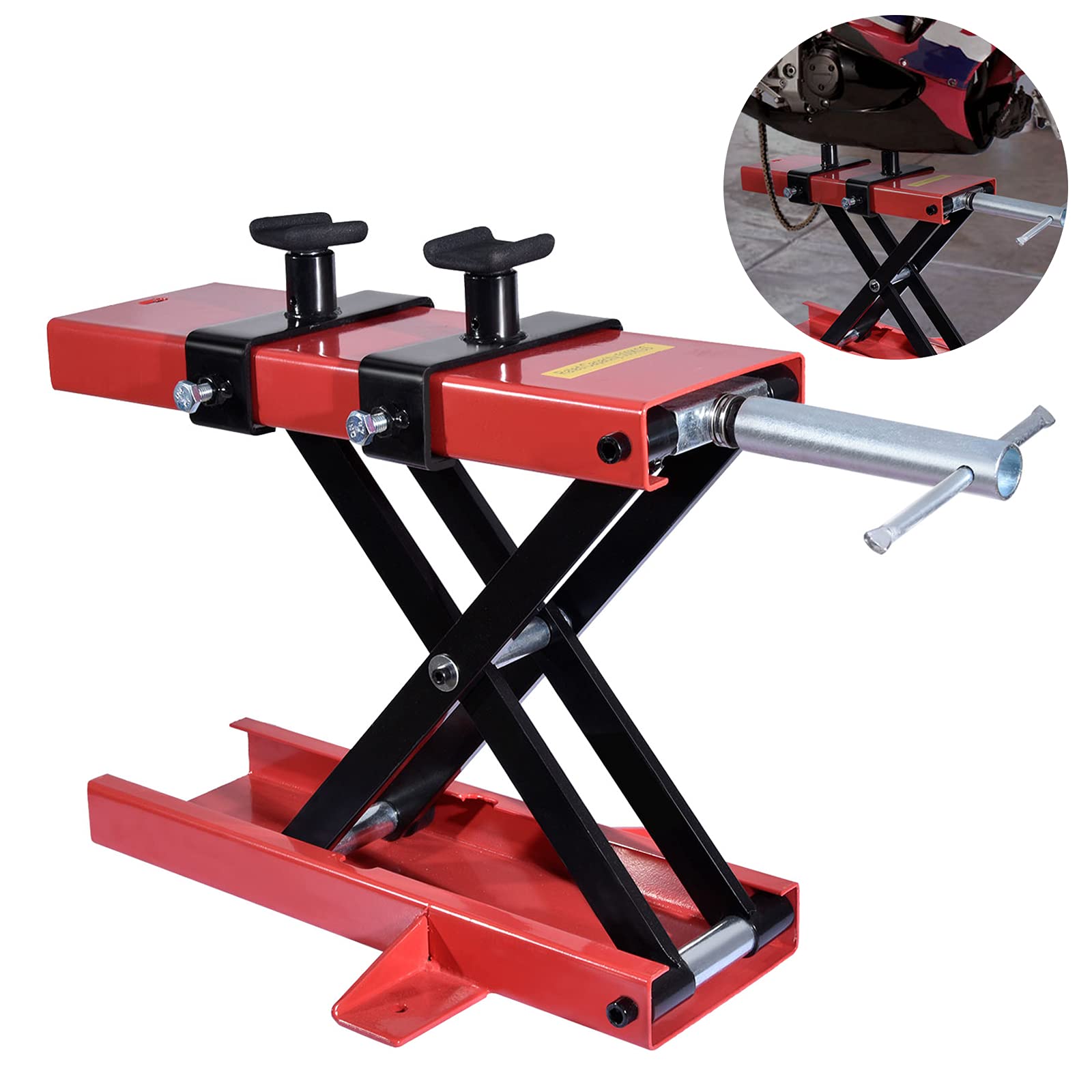 Buy Motorbike Stand Lift Jack, 1100Lbs(500kg) Heavy Duty Motorcycle