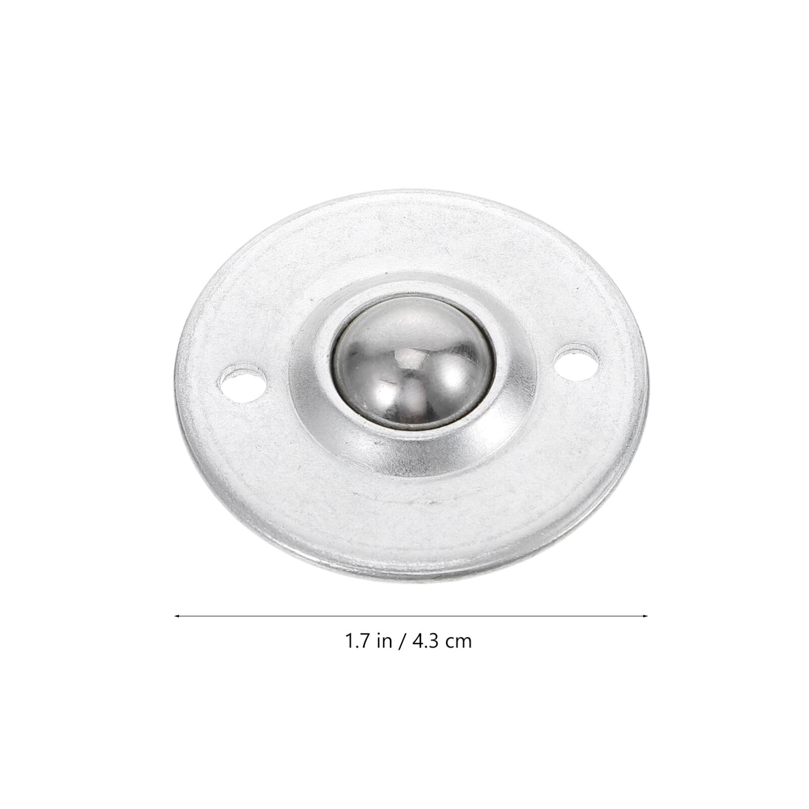 Mipcase 10pcs Silver Roller Ball Transfer Bearings Rotating Roll Casters for Office Chairs Swivel Caster Wheels