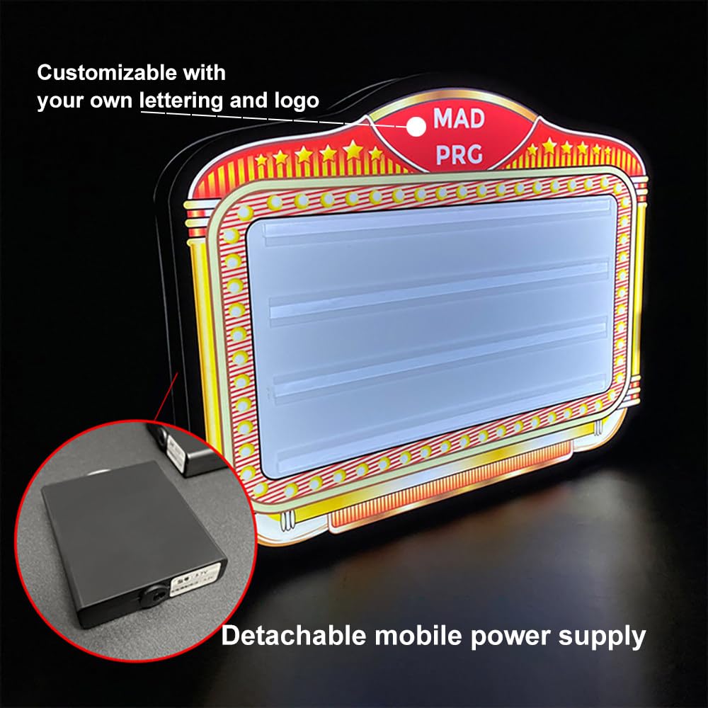 Letrero LED de mano para lugares de lujo, cartelera personalizable de 4 líneas para clubes nocturnos, fiestas, bares, exhibición de presentación de servicio VIP que cambia de color