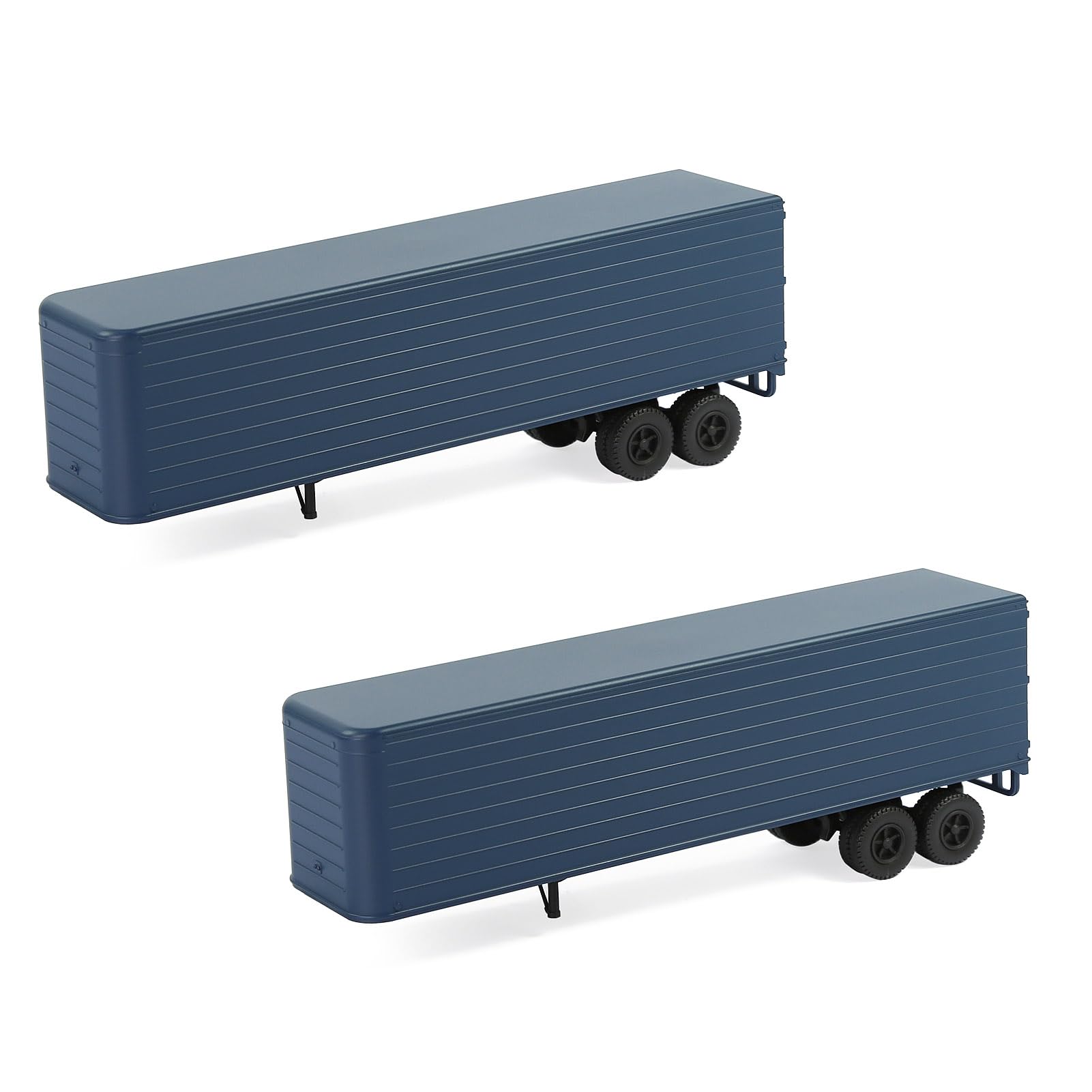 C8765 2 unità rimorchi HO scala 1:87 modello rimorchio per modellismo ferroviario trattore (blu scuro)