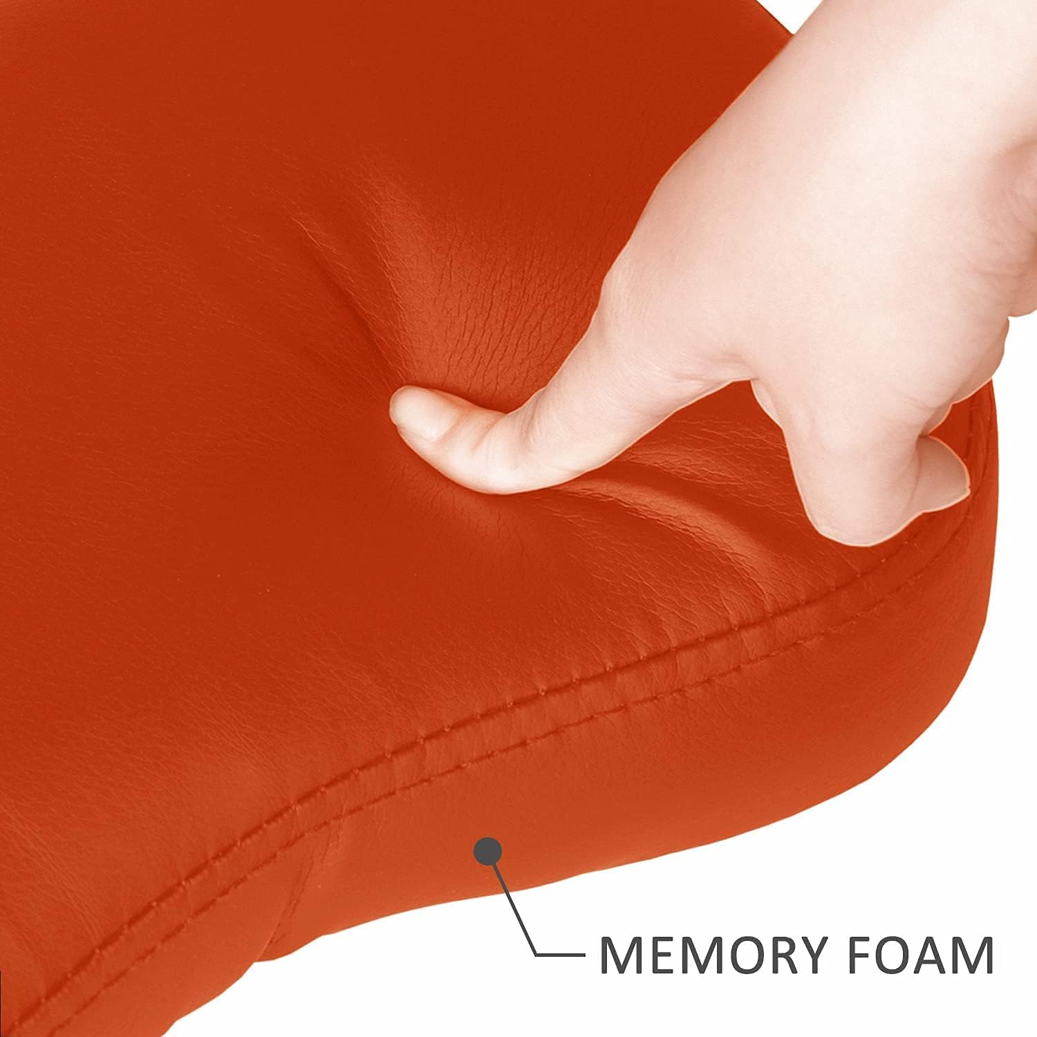 Ergonomic Cross Legged Kneeing Chair Yoga Meditation Chair Adjustable for Flexibility Strength Training & Relaxation (Orange)